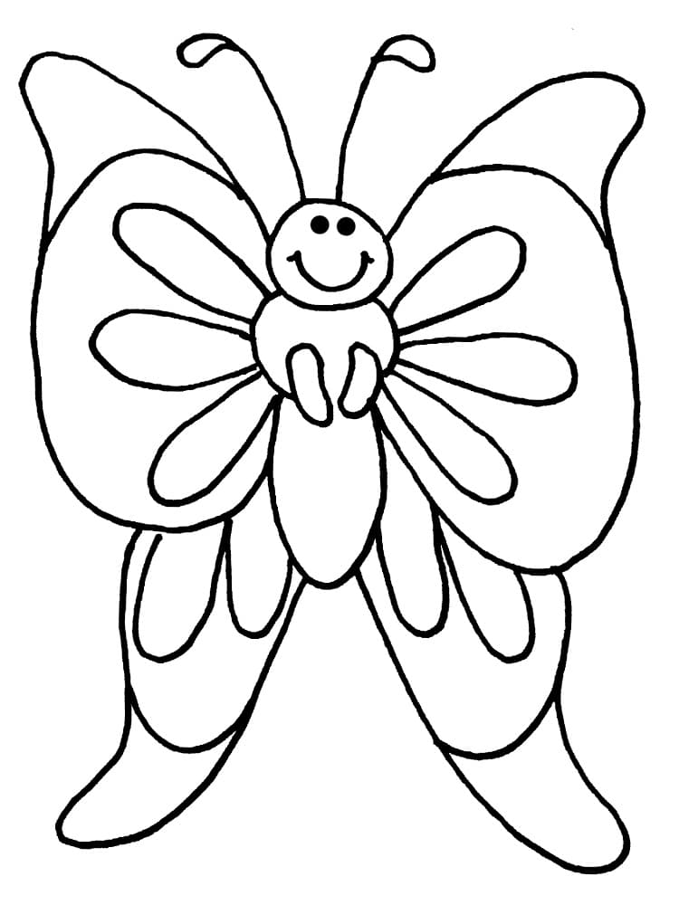 Бабочка с большими крыльями