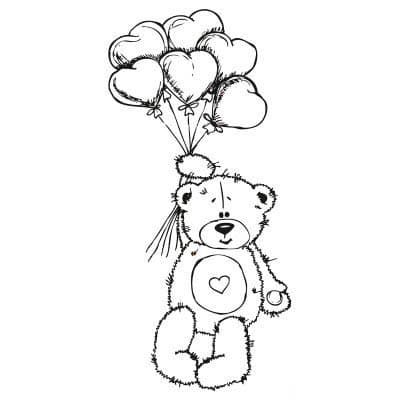 Медвежонок на воздушных шариках