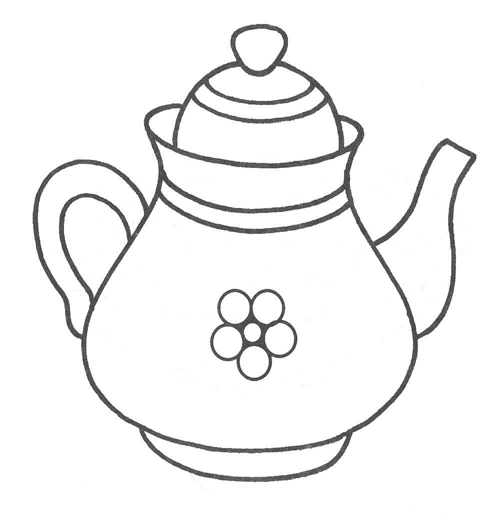 Чайник с ромашкой