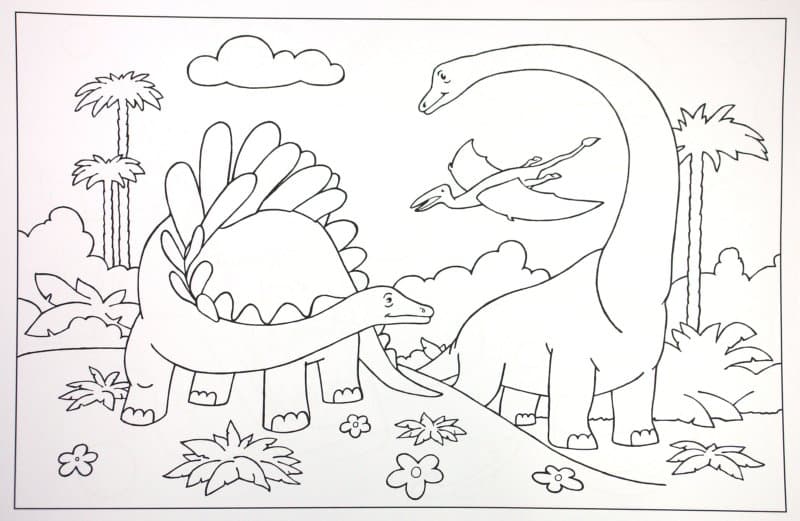 Динозавры раскраска для мальчиков