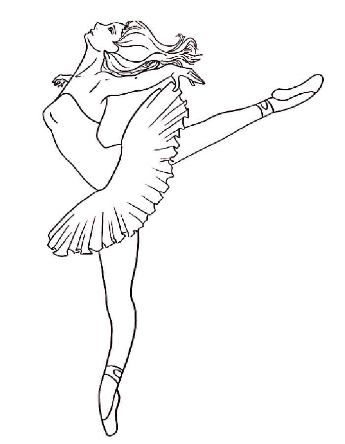 Балерина с красивой прической