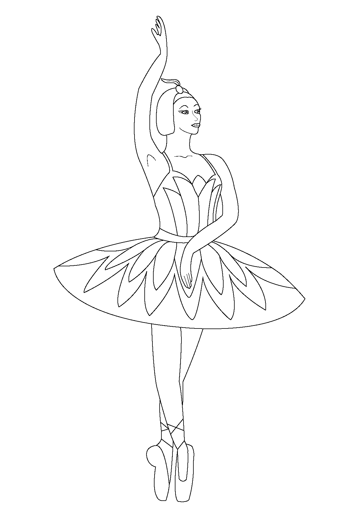 Балерина в платье
