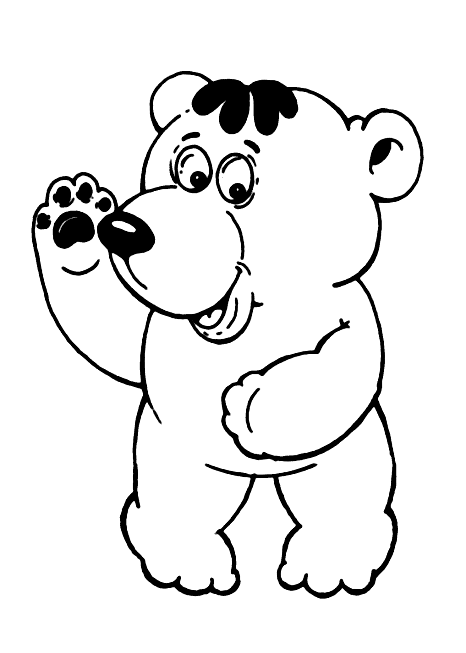 Медведь из мультфильма