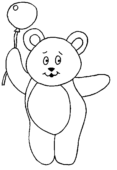 Медвежонок с воздушным шаром