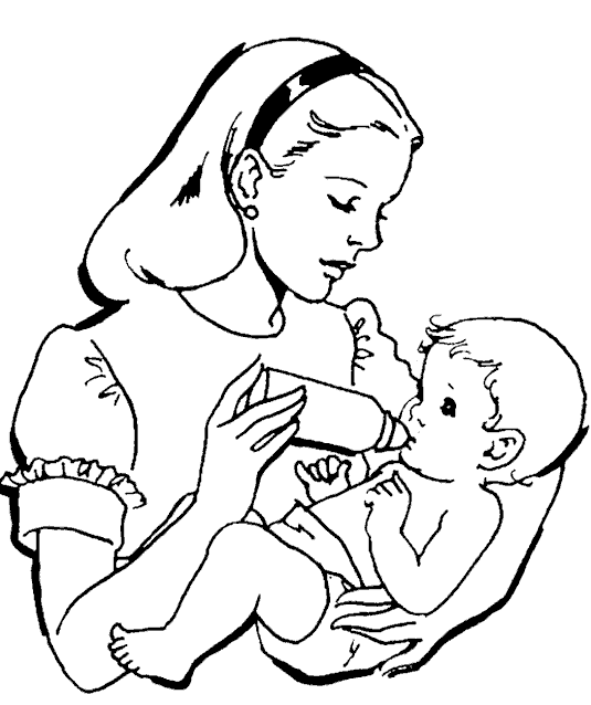 Женщина с младенцем