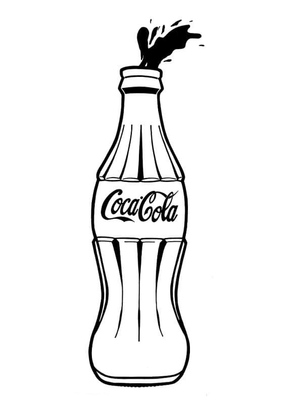 Кока кола стеклянная бутылка