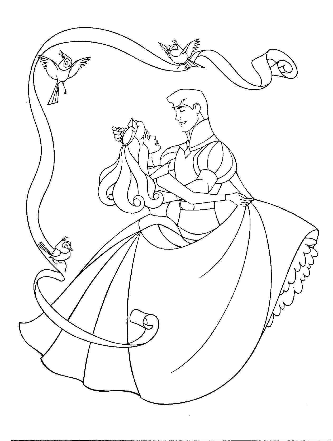 Принц танцует с красавицей