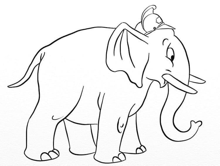 Слон с бивнями