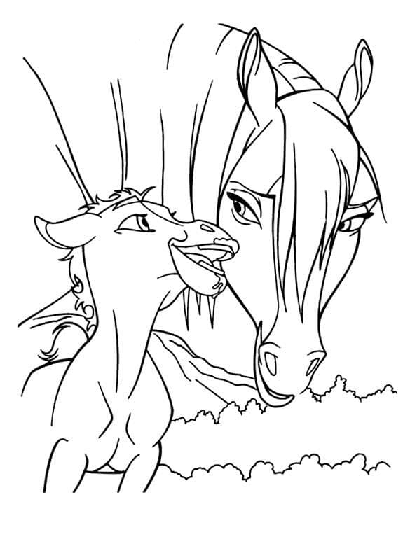 Лошадка и ребенок