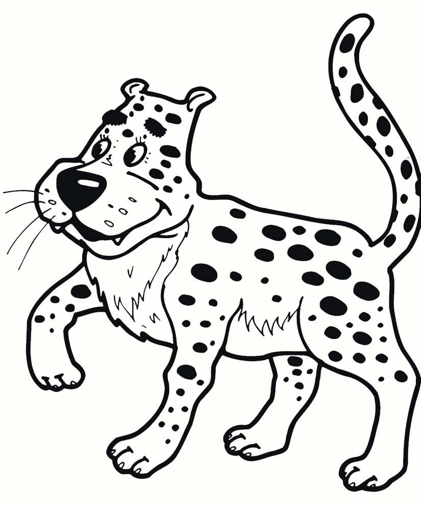 Леопард из мультфильма