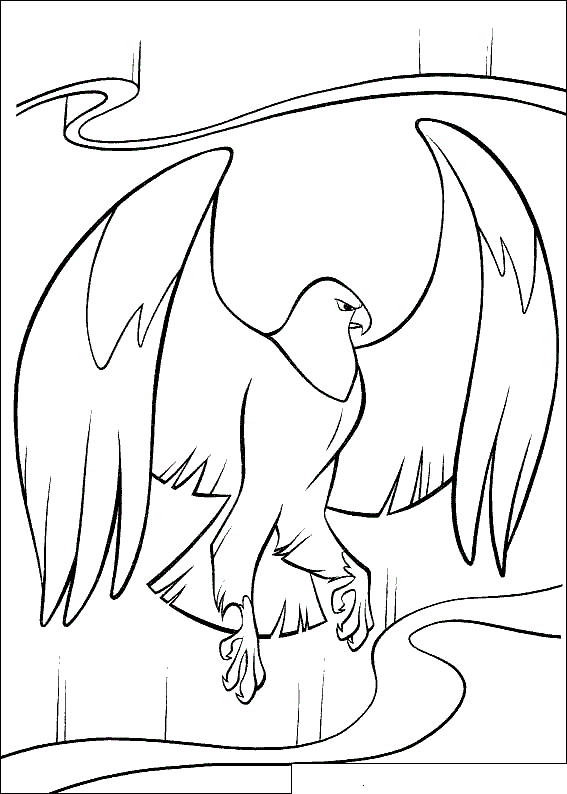Орел с распростертыми крыльями