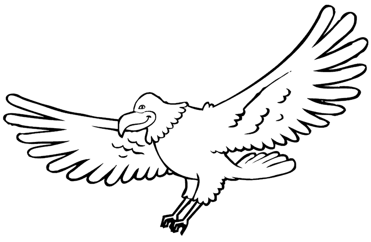 Раскраска орел