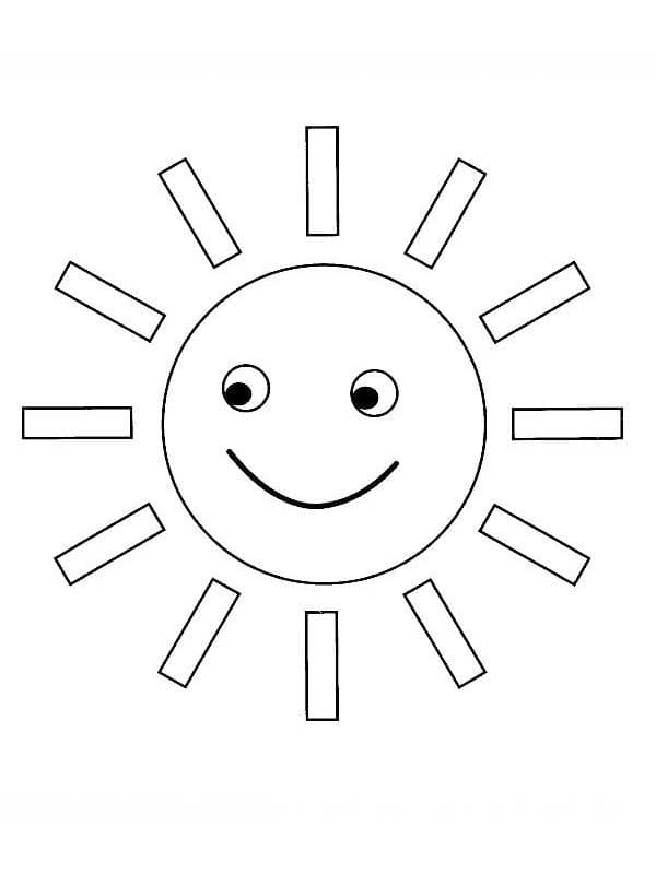 Солнце и прямоугольники