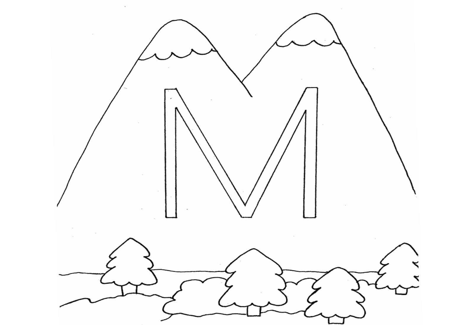 Горы с буквой М