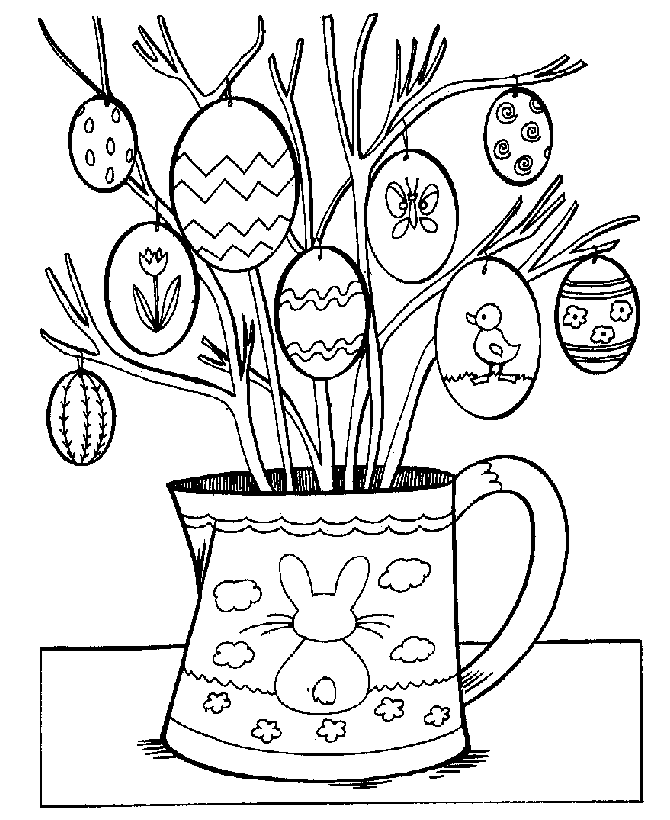 Яйца на ветках