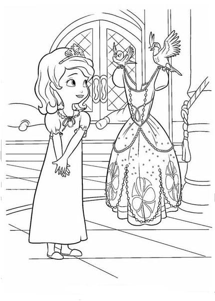 Принцесса София и красивое платье