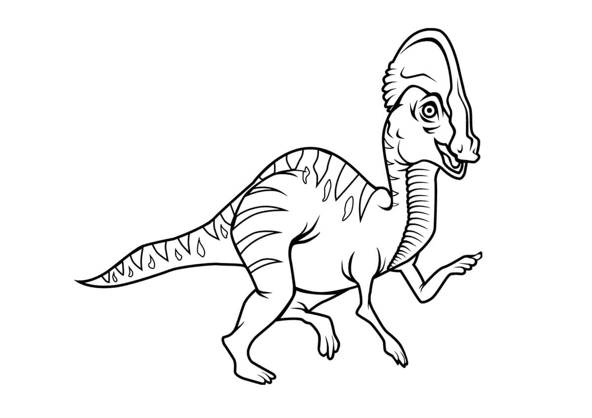 Динозавр с хохолком