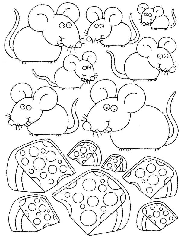Мыши и сыр картинка