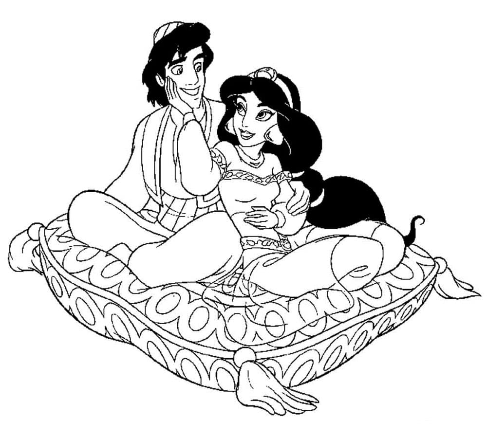 Принц с жасмин на подушке