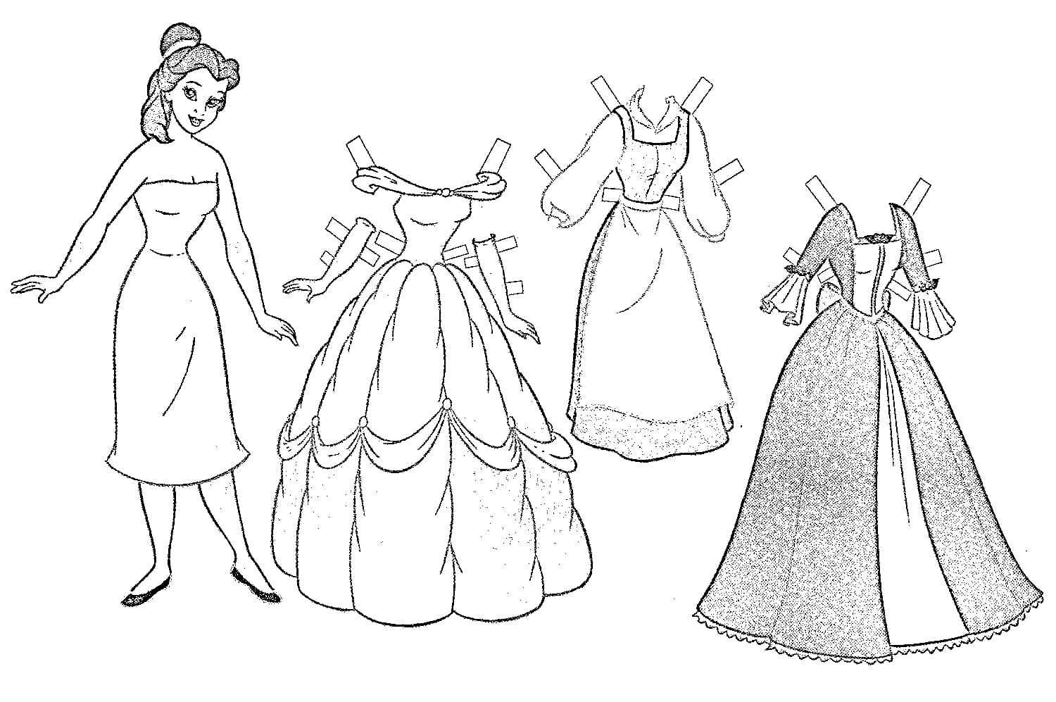 Девушка и три платья