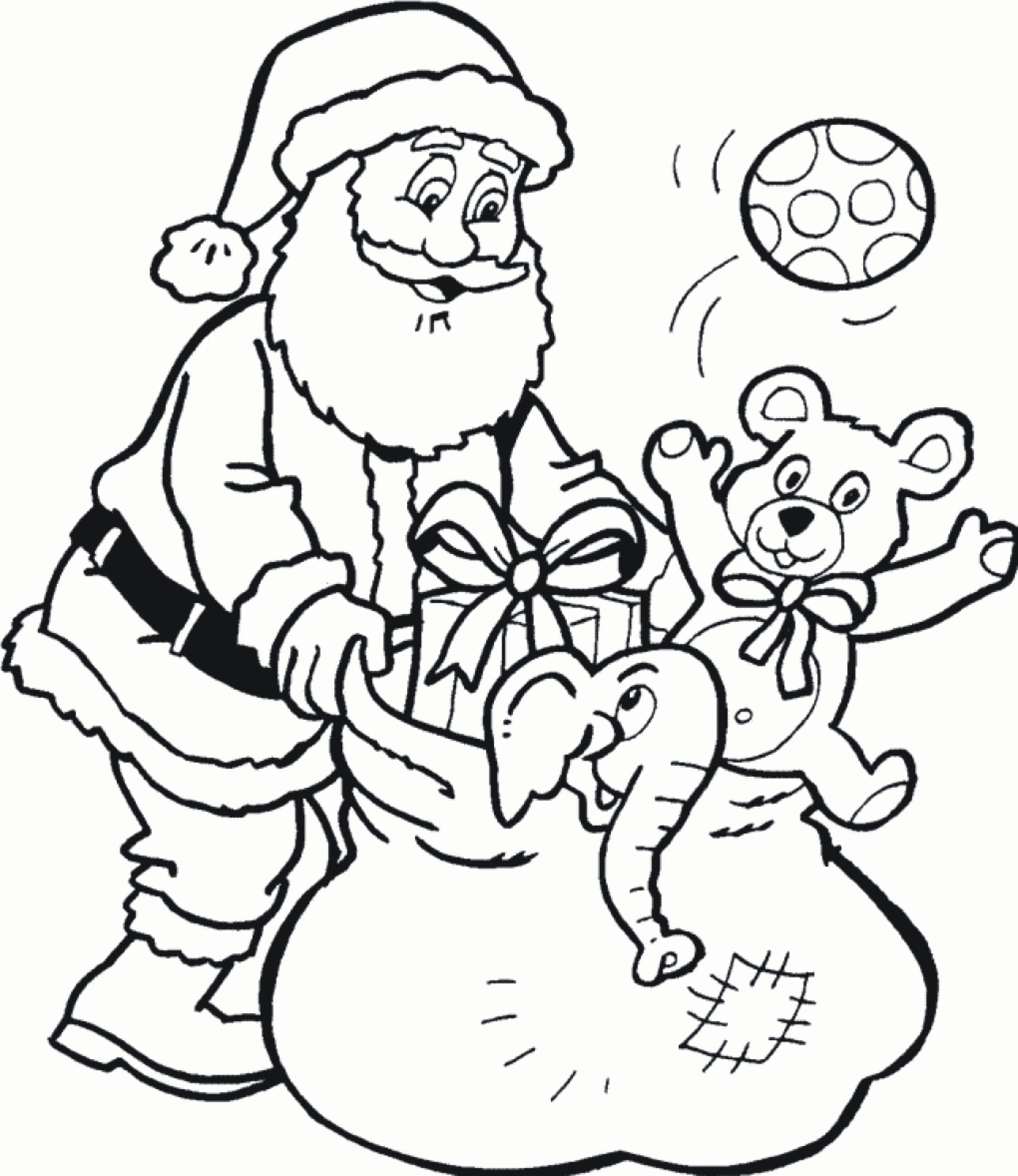 Санта Клаус и игрушки