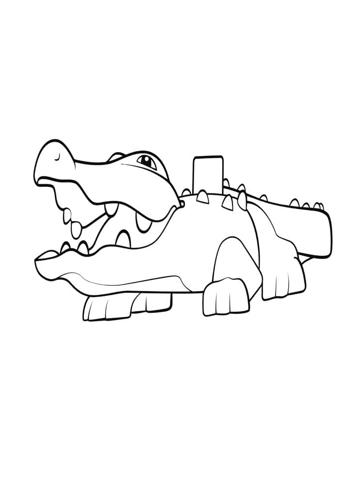 Крокодил лего дупло