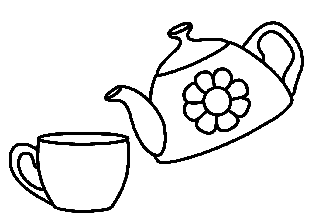 Чайник с ромашкой