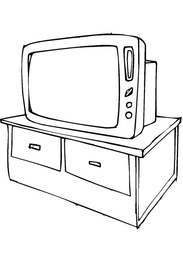 Телевизор на столе
