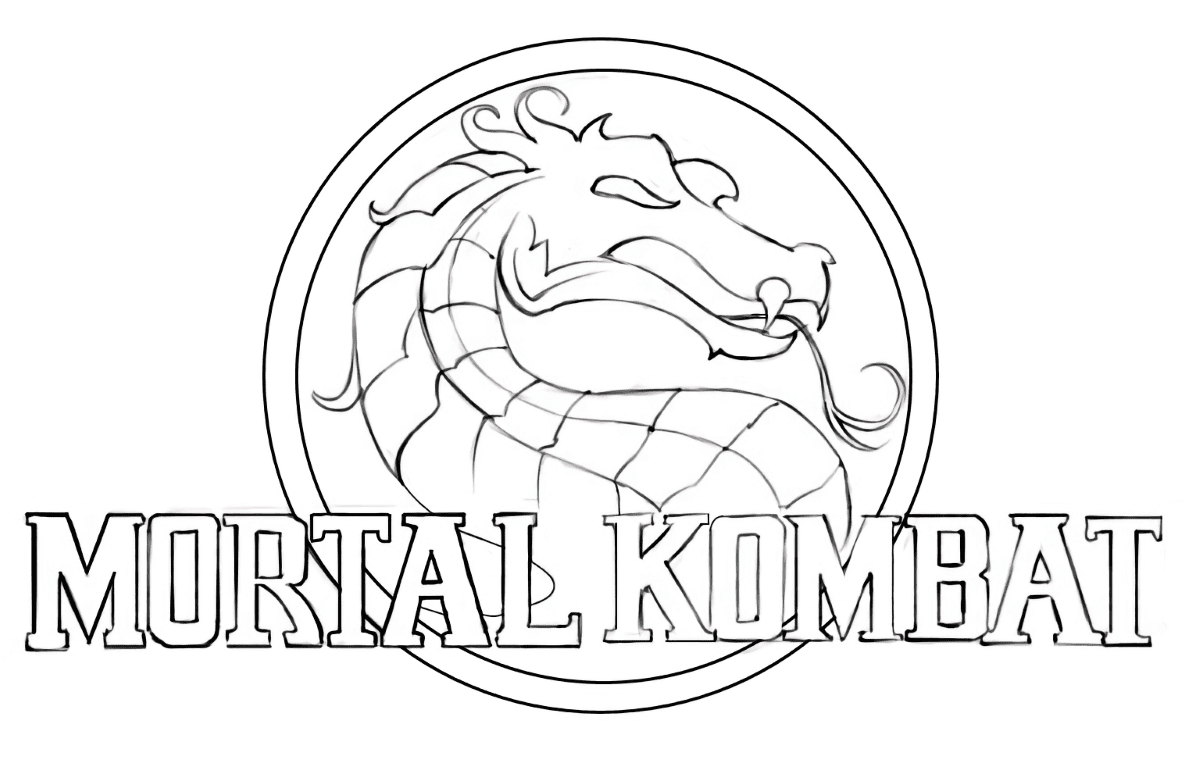 Логотип Мортал Комбат