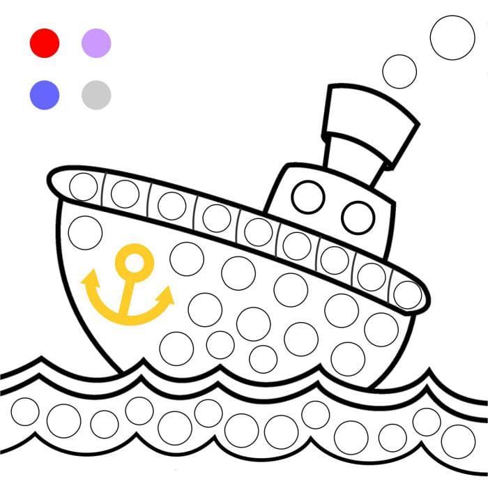Кораблик с якорем