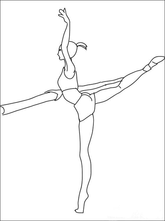 Гибкая гимнастка