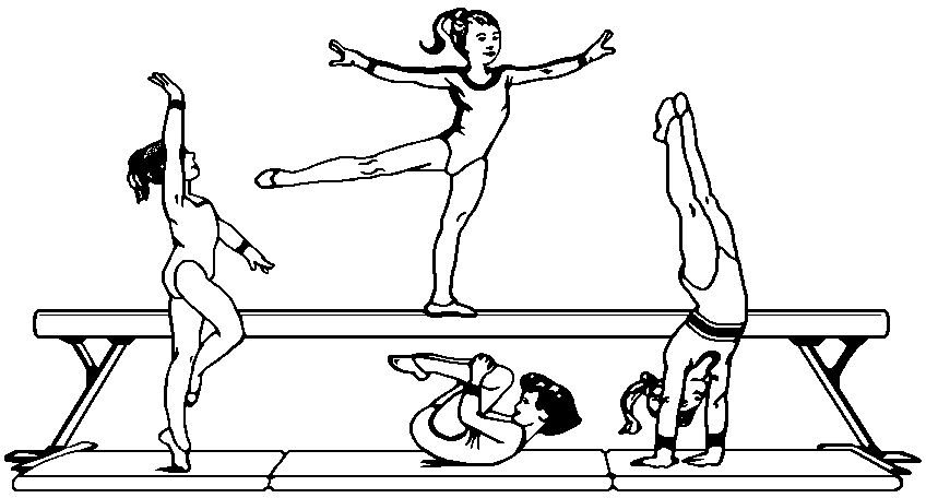 Упражнения гимнасток