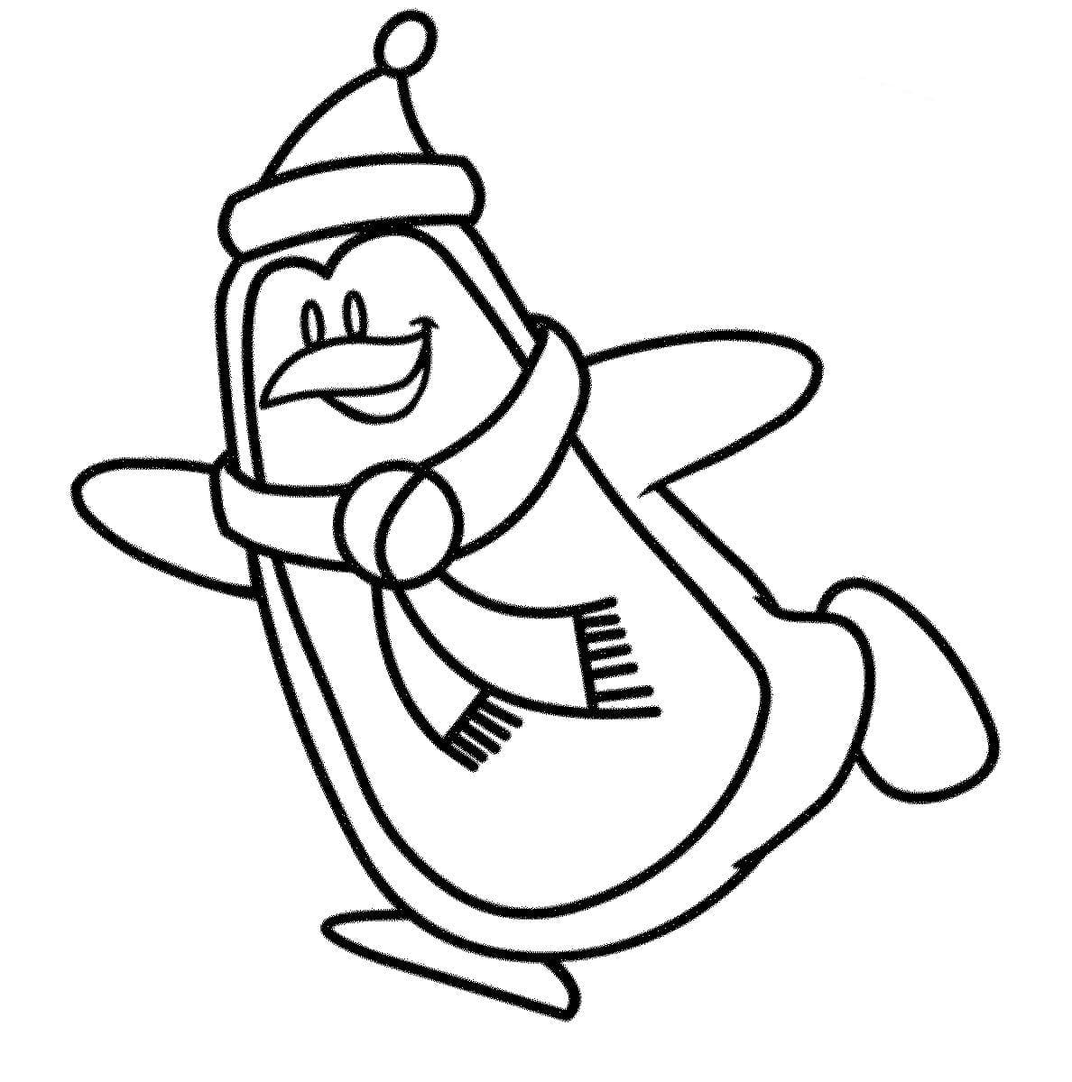 Пингвин с шарфиком