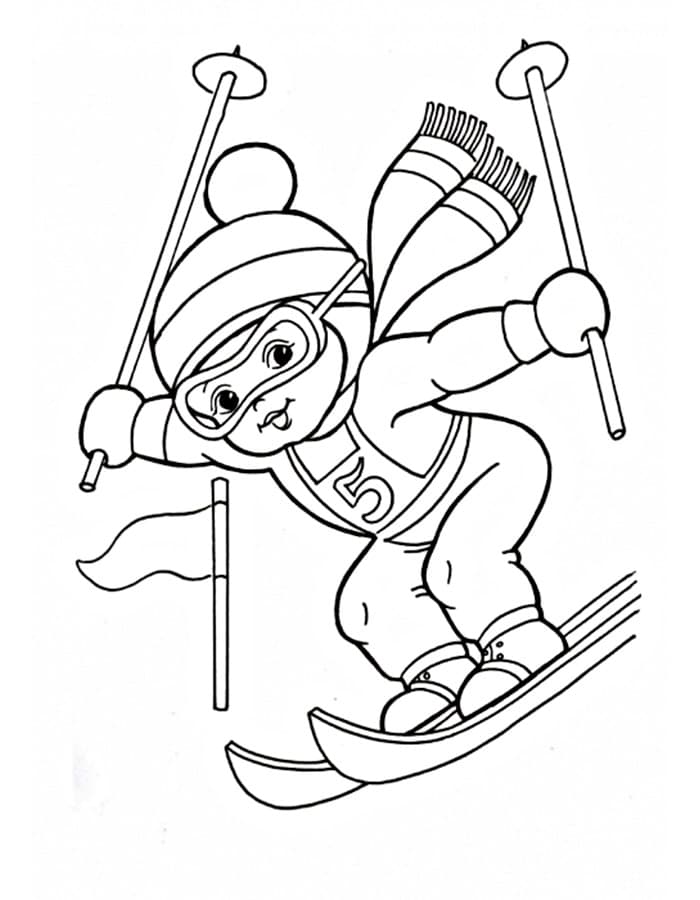 Катание на лыжах