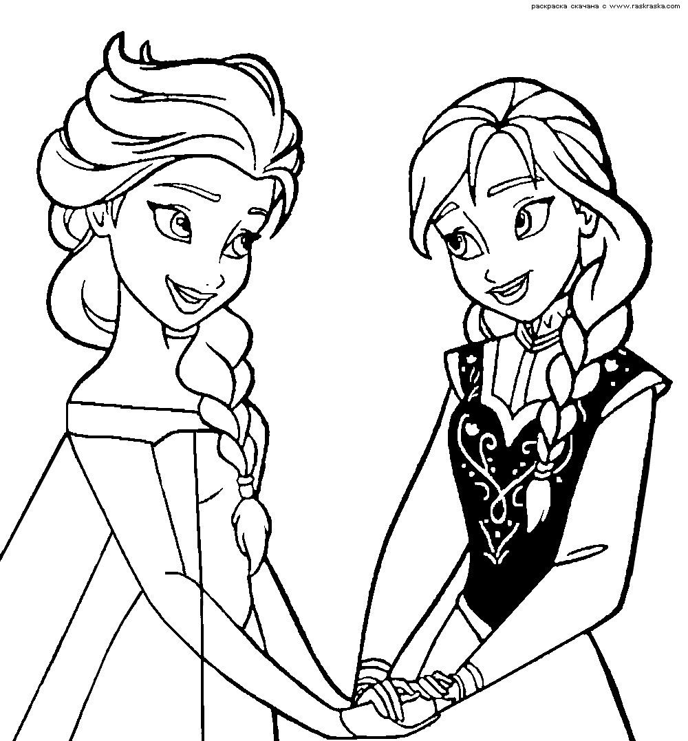 Две сестры Анна и Эльза