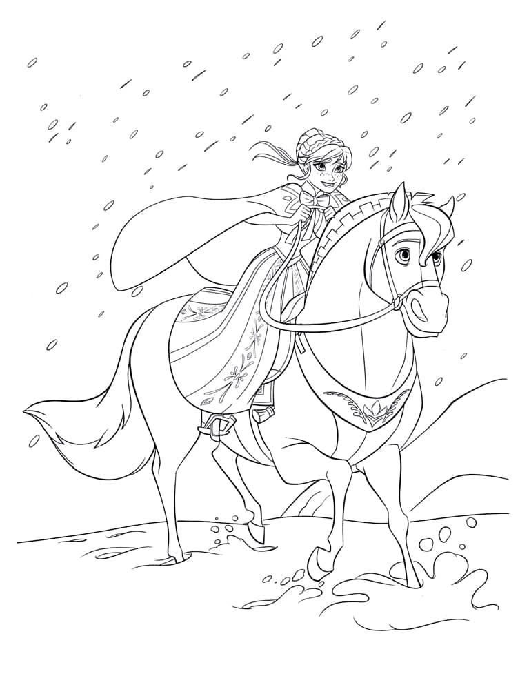 Принцесса Анна на лошади