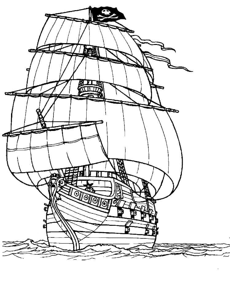 Ёольшой пиратский корабль