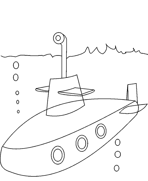 Красивая подводная лодка