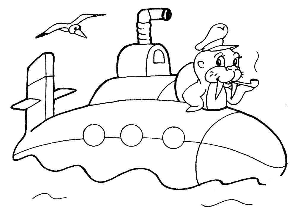 Моряк на подводной лодке