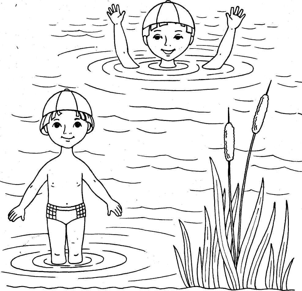 Дети в воде