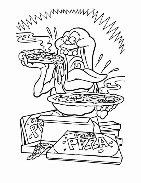 Инопланетянин с пиццей