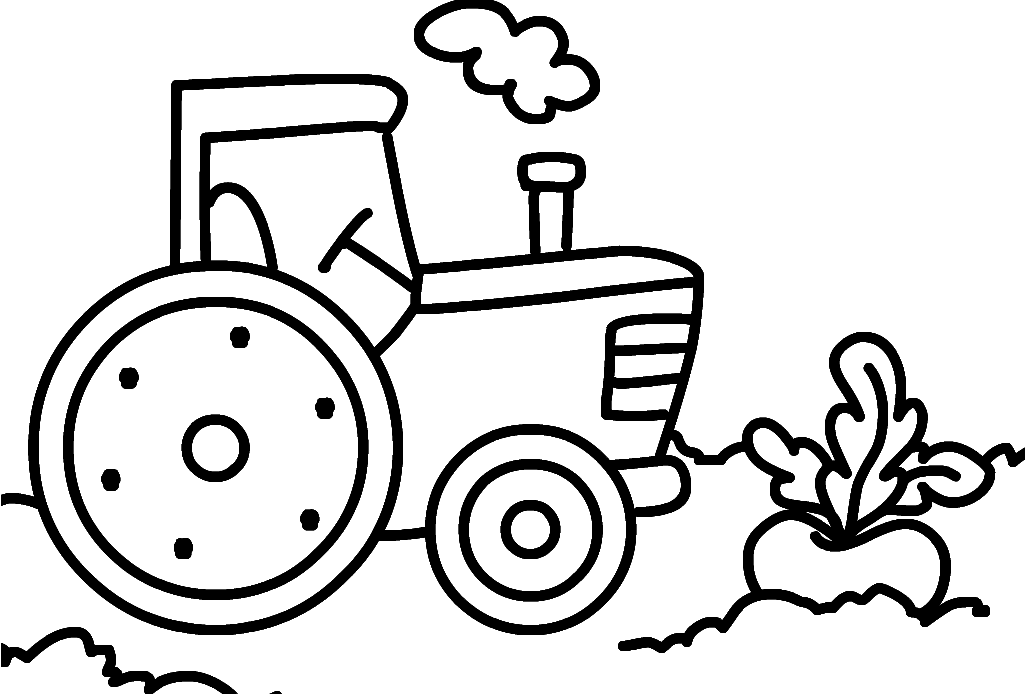 Трактор и репка