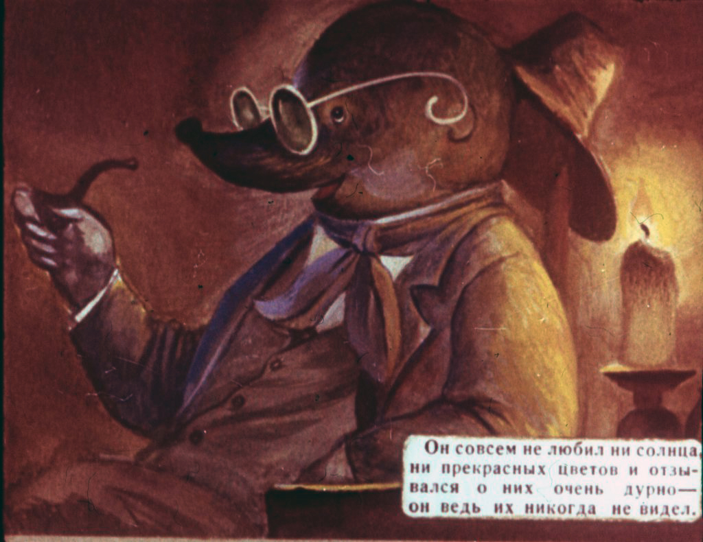 Смотреть диафильм Дюймовочка. Часть 2 (2)