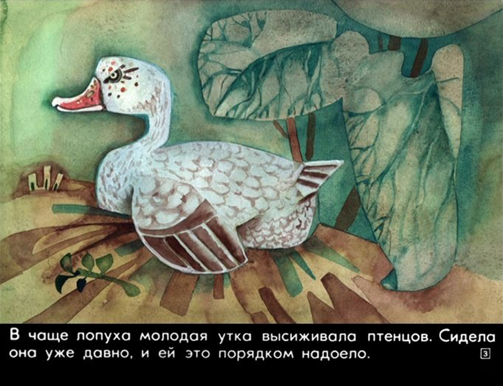 Смотреть диафильм Гадкий утёнок