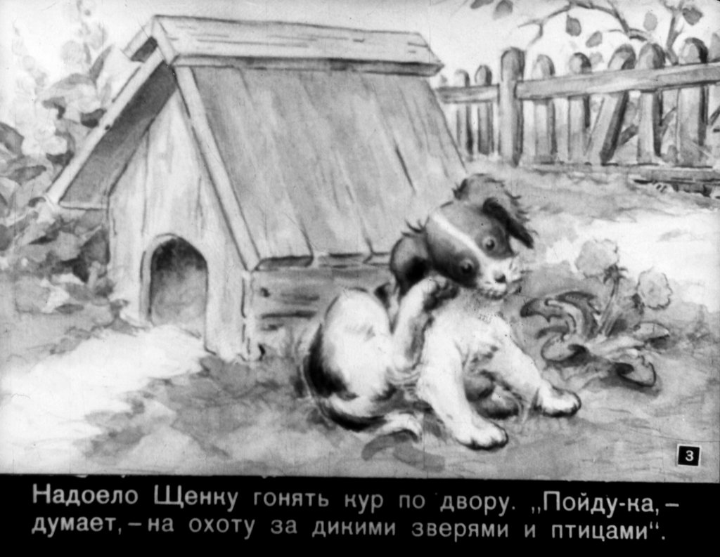 Смотреть диафильм Первая охота (2)