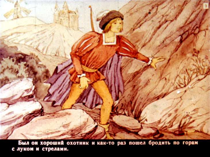 Смотреть диафильм Приключения Айена Дирека и его рыже-бурого лиса. Диафильм 1