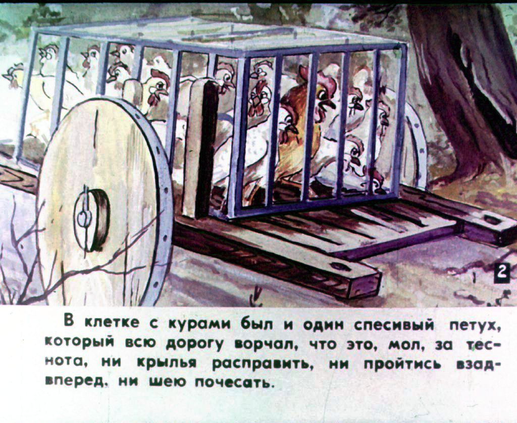 Смотреть диафильм Прогулка Кукареку. Часть 1