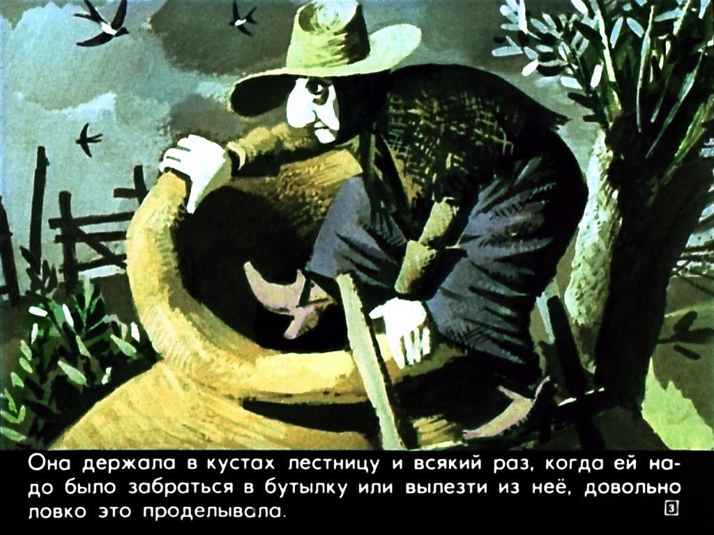 Смотреть диафильм Женщина, которая жила в бутылке