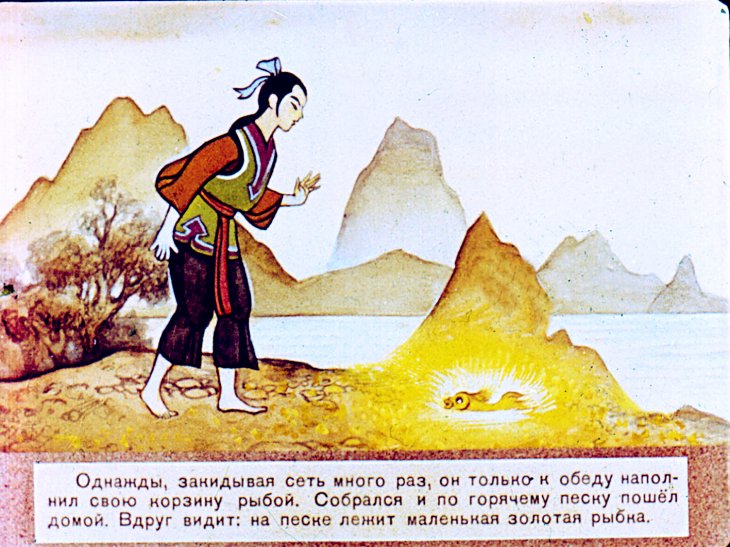 Смотреть диафильм Золотая ракушка