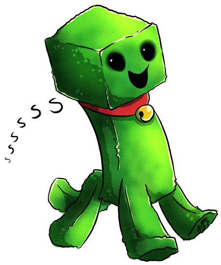 Прикольный крипер пнг майнкрафт